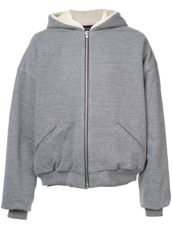 Fear Of God Lined Hoodie - Grey