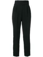 Pinko Natalia High-waisted Trousers - Black