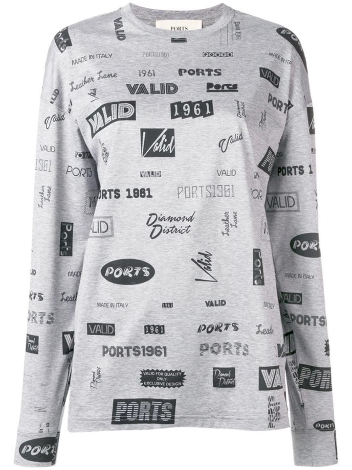 Ports 1961 Valid Jumper - Grey