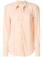 Chloé Maxi Collar Shirt - Pink & Purple
