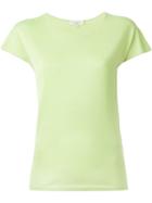 Etro Scoop Neck T-shirt, Women's, Size: 42, Green, Wool