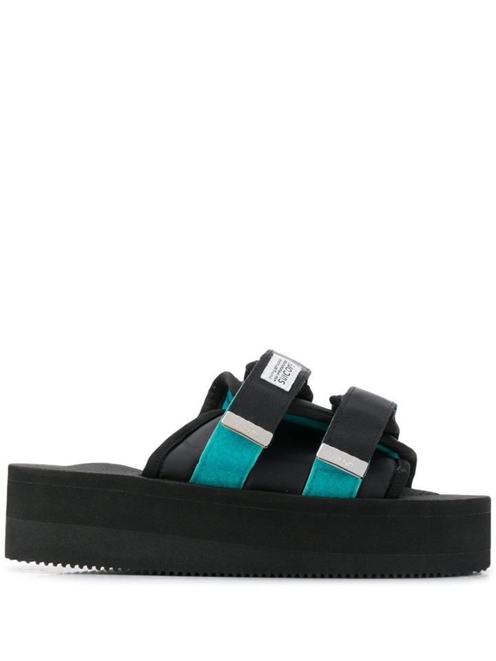 Suicoke Front Strap Sandals - Black