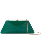 Rocio Square Shaped Clutch Bag - Green