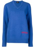 Calvin Klein 205w39nyc Embroidered Sweater - Blue
