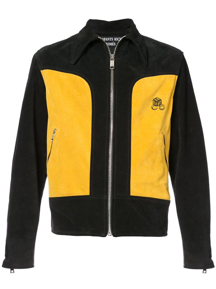Enfants Riches Déprimés Contrast Panel Jacket - Yellow & Orange
