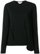 Comme Des Garçons Scalloped Pocket T-shirt - Black