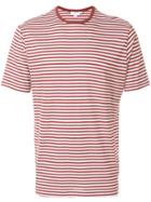 Sunspel Striped T-shirt - Red