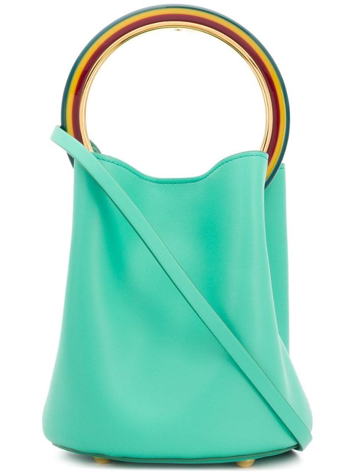 Marni Pannier Bucket Bag - Green