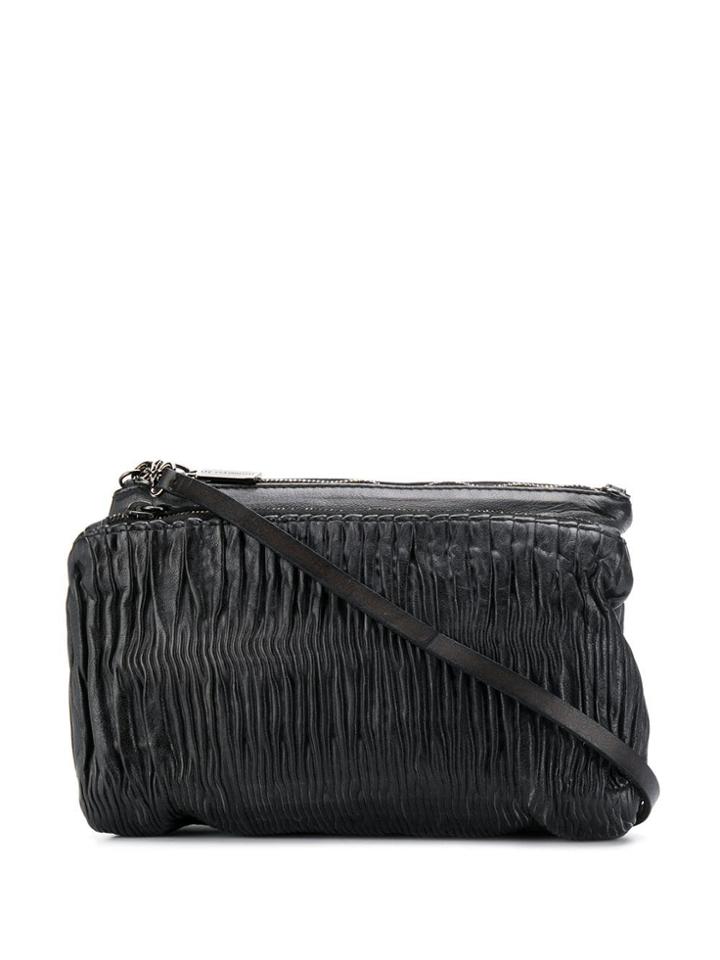 Numero 10 Ruched Shoulder Bag - Black