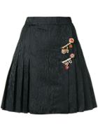 Dolce & Gabbana Pleated Mini Skirt - Black