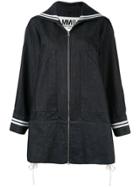 Mm6 Maison Margiela Oversized Denim Sports Jacket - Blue