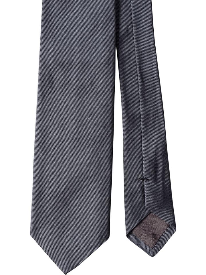 Prada Micro-faille Tie - Grey