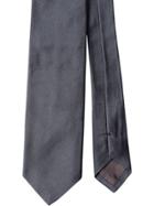 Prada Micro-faille Tie - Grey