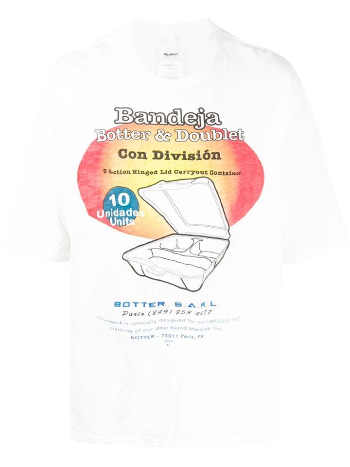 Doublet Short Sleeve Printed T-shirt - White