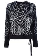 Marcelo Burlon County Of Milan 'torreon' Sweatshirt, Women's, Size: Small, Black, Cotton