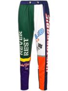 Mira Mikati Patchwork Track Pants - Purple