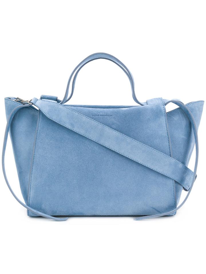 Elena Ghisellini Usonia M Tote Bag - Blue