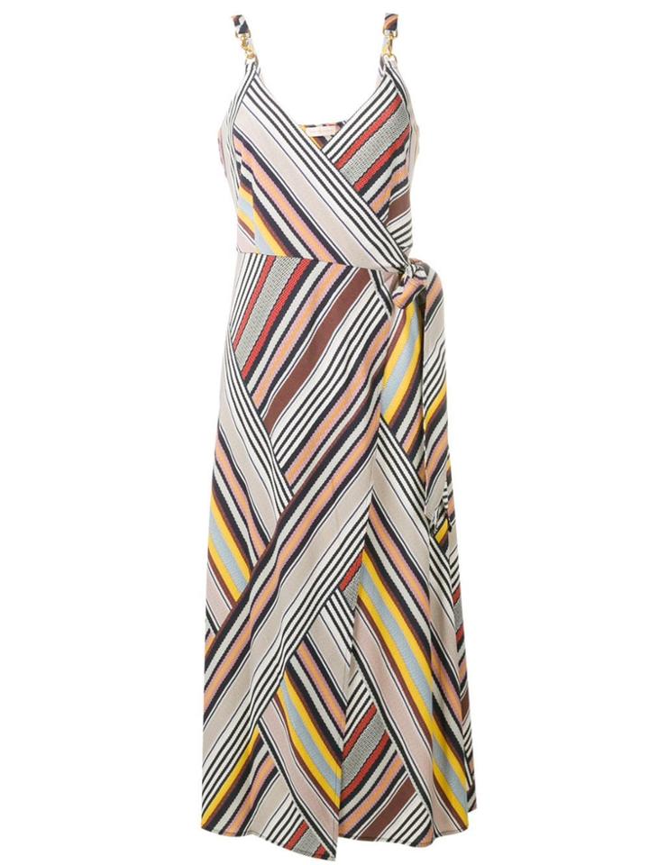 Tory Burch Striped Summer Dress - Neutrals