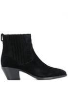 Ash Slip-on Ankle Boots - Black