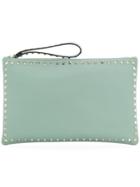Valentino Valentino Garavani Rockstud Clutch Bag - Green