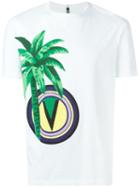 Versus Palm Tree Logo Print T-shirt
