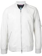 Guild Prime Plain Bomber Jacket, Men's, Size: 3, White, Lamb Skin