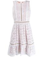 Michael Michael Kors Floral Lace Dress - White