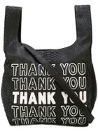 Gelareh Mizrahi Thank You Print Shopping Bag - Black