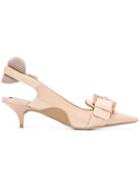 Nº21 Buckle-detail Kitten Heels - Neutrals