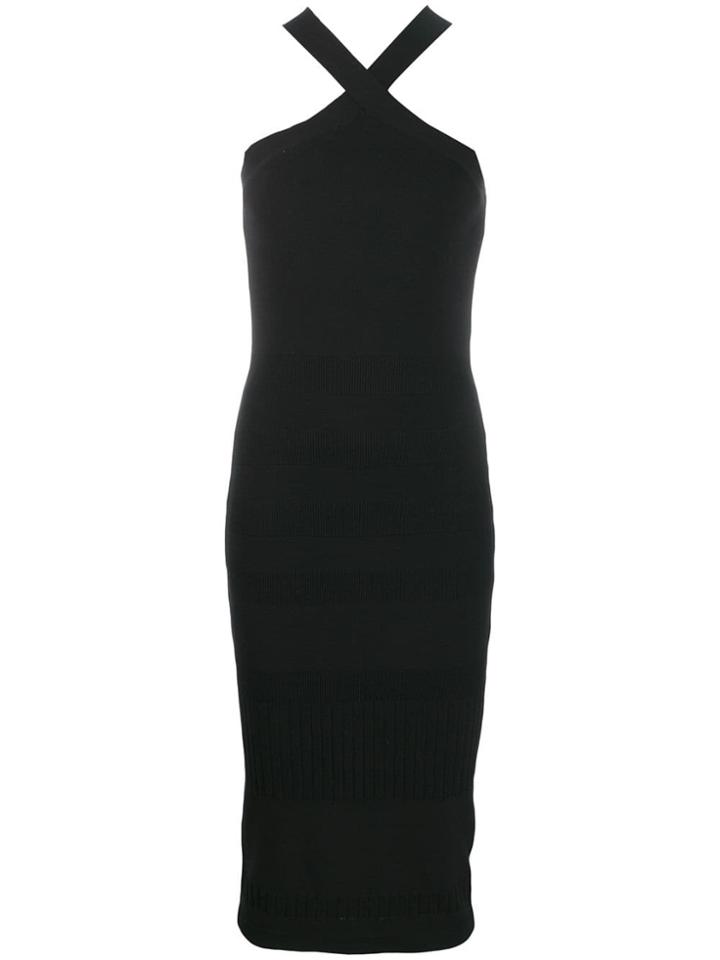 Mcq Alexander Mcqueen Bodycon Midi Dress - Black