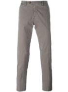 Eleventy Welt Pocket Trousers, Men's, Size: 30, Grey, Cotton/spandex/elastane