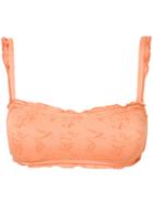 Peony Brandied Ruffle Top - Yellow & Orange