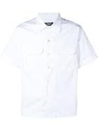 Calvin Klein 205w39nyc Short Sleeve Open Collar Shirt - White