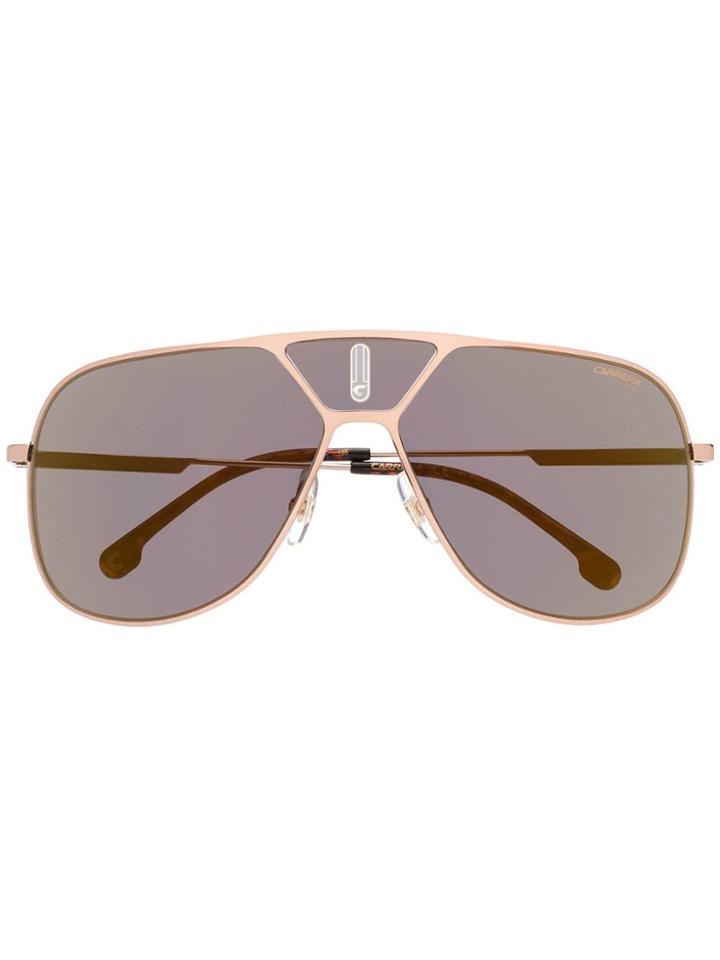 Carrera Lens3s Aviator Sunglasses - Brown