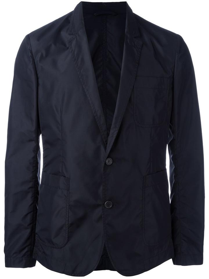Ami Alexandre Mattiussi - Unlined Deconstructed Jacket - Men - Polyamide - 52, Black, Polyamide
