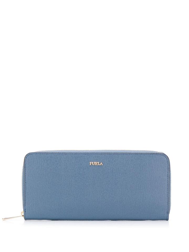 Furla Logo Wallet - Blue