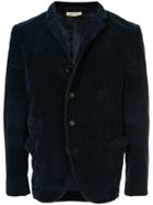 Comme Des Garçons Vintage Corded Straight Blazer - Blue