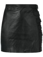Manokhi Fitted Buckle Skirt - Black
