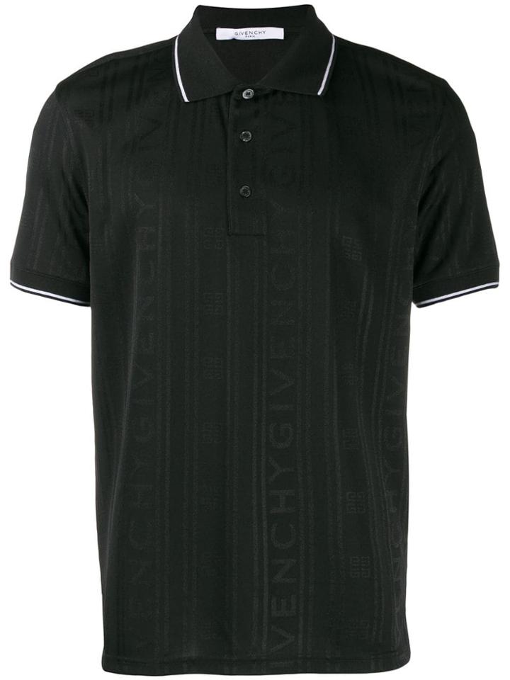 Givenchy Logo Polo Shirt - Black
