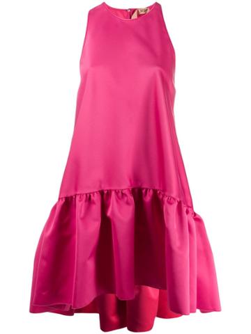 No21 Drop-peplum Dress - Pink