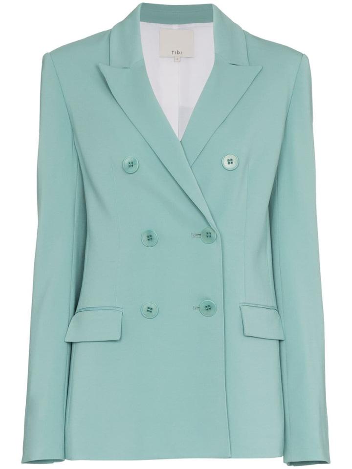 Tibi Tibi Steward Jkt Blzr Db La - Blue