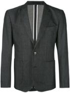 Hardy Amies Piquet Blazer - Black