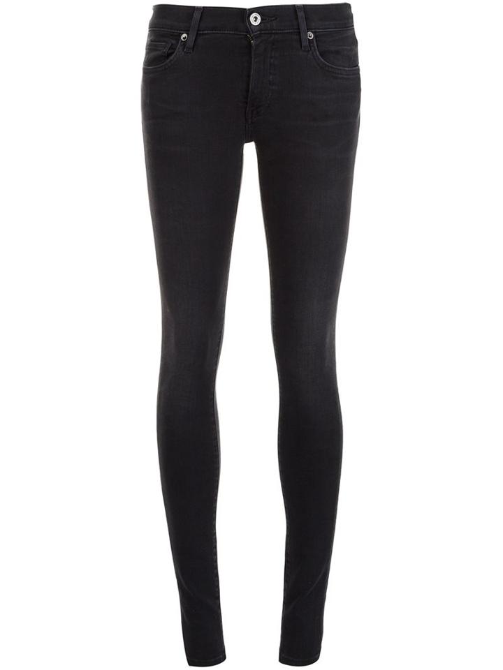 Levi's Mid Rise Skinny Jeans, Women's, Size: 24, Black, Cotton/lyocell/polyester/spandex/elastane