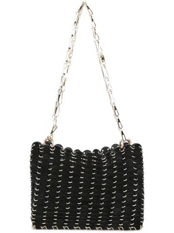 Paco Rabanne Scale Effect Shoulder Bag - Black