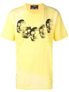 Dom Rebel Skull Print T-shirt - Yellow