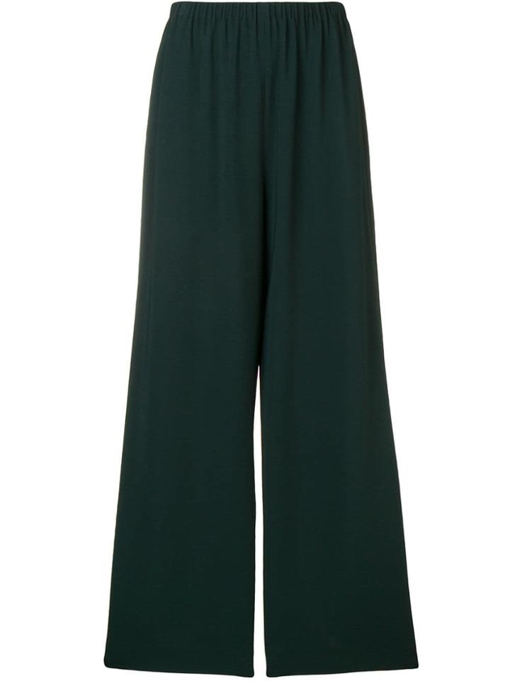 The Row Full-length Palazzo Trousers - Green