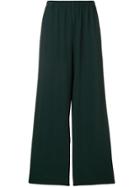 The Row Full-length Palazzo Trousers - Green