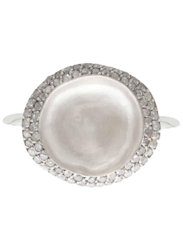 Rosa Maria Baskar Ring, Women's, Metallic, Diamond/silver