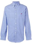 Polo Ralph Lauren Slim-fit Gingham Poplin Shirt - Blue
