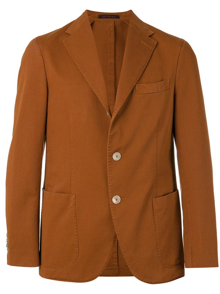 The Gigi Classic Blazer, Men's, Size: 50, Brown, Cotton